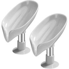 Storemax Vantuzlu Su Giderli Katı Sabunluk, Plastik Sünger Giderli Sabunluk Sabun Kutusu