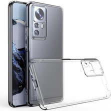 Storemax Zore Mi 12T Pro Kılıf Kamera Korumalı Süper Silikon Kapak-Renksiz