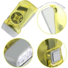 Storemax Manyetolu Dinamolu Kendinden Şarjlı Pilsiz Krank El Feneri, Çok Amaçlı Doğa, Spor, Deprem, Acil Durum Işığı, Elle Basmalı Şarj Edilebilen - Renk Asorti (2 Adet)