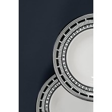 Storemax Via Aurelia 2’li 27 cm Italyan Desenli Porselen Makarna Kasesi Seti