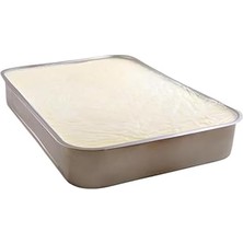 Storemax Yoğurt Tepsisi Paslanmaz Çelik Çok Amaçlı Dikdörtgen Büyük Metal Tava Fırın Saklama Kabı (36,5 x 26,5 x 6,5 Cm, 304 (18/10) Kalite, Bulaşık Makinesinde Yıkanabilir, Gıdaya Uygun, Kolay Temizlenebilir)