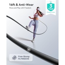 Storemax Inıu Oculus 2/pro Için 16FT Bağlantı Kablosu, Yüksek Hızlı Aktarım Bağlantı Kablosu, Ultra Dayanıklı Güç Için Ayrı Şarj Bağlantı Noktalı Vr, USB 3.0 Tip A'dan C'ye Kablo Vr Kulaklık Aksesuarları ve Oyun Bilgisayarı Için