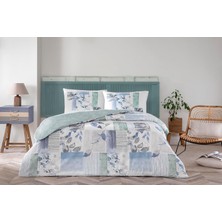 Storemax Eloise  Standart Pamuk Nevresim Takımı, Mavi, Çift Kişilik