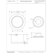 Storemax D2082-62 3-1/2 "ekstra Derin Yaka Mutfak Evyesi Atık Bertaraf ve Tıpa, Mat Siyah