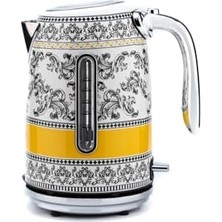 Storemax Gem Margery 1.7 Litre Desenli Su Isıtıcısı – 2200 W, Paslanmaz Çelik Gövde