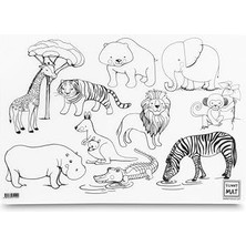 Storemax Akademi Çocuk Mat Evcil Hayvanlar & Vahşi Hayvanlar, 6'lı Kalem