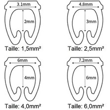Storemax 100’LÜ Renkli Kablo Etiketi Seti – 6mm Plastik, 10 Renk, Yeniden Kullanılabilir Kordon Etiketi, Fiber Optik ve Elektrik Kabloları Için Kablo Düzenleyici Etiket Klipsleri