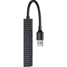 Storemax 4 Port USB Hub 3.0 Çevirici Çoğaltıcı Laptop/notebook/pc Uyumlu USB Çoklayıcı (Siyah)