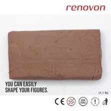 Storemax Renovon Seramik Kil Hamuru, Kırmızı Terra/cotta 500 gr Fırınlamaya Gerek Olmayan Güzel Sanatlar Figür Heykel Modelleme Oyun ve Sınıfları Için Toksik Olmayan Doğal Kil