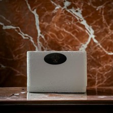 Storemax El Yapımı Seramik Mug Kupa, 200 Ml, Özel Kabartmalı, Iznik Sanatının Muhteşem Örneği, Evinize Sanat Katın (Beyaz Papatya)