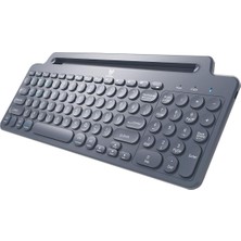 Storemax BT-K99 & Kablosuz Klavye Gri Telefon Pc Tablet Tv Laptop Mac Uyumlu