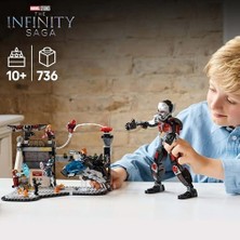 Storemax | Kaptan Amerika: Kahramanların Savaşı Aksiyon Savaşı 76314-10 Yaş ve Üzeri Çocuklar Için 8 Minifigürlü Oyuncak Yapım Seti, Doğum Günü Hediyesi (736 Parça)