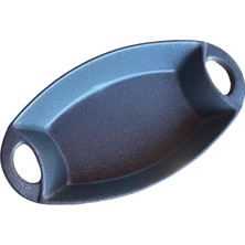 Storemax Oval Fırın Kabı Dış Döküm Iç Seramik-Lacivert