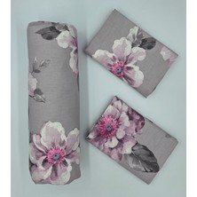 Pınarhome collection %100 Organik Pamuk Kumaş Lastikli Çarşaf+Yastık Kılıfı Köşe Derinliği 28-30 Cmyeni Sezon