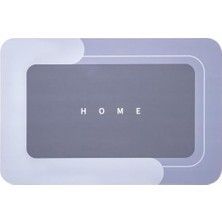 Storemax Banyo Paspası-Süper Emici-Kaymaz Tabanlı Banyo ve Abdest Paspası Kare Mavi (NKS152)