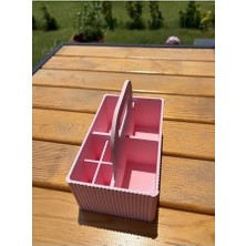 Storemax Çok Gözlü Masaüstü Organizer – Kalemlik ve Düzenleyici Kutu Pembe