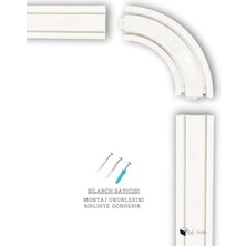 Storemax 2 Raylı Perde Rayı Korniş 90° Dönüş Köşe Aparatı