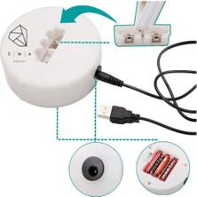 Storemax Ema Dükkan Neon LED Işıklı Usb'li Gece Lambası Neon LED Işıklı Masa Lambası Dekoratif Aydınlatma