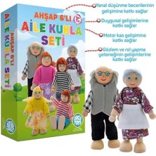 Storemax Toys Ahşap 6'lı Aile Kukla Seti