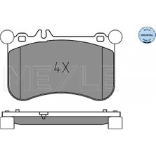 Rose Mercedes W212 W221  Fren Balatası Ön E500; S500 - MEY_0252521917