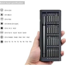 Storemax Tornavida Seti 25 Parça Çelik Uç Hassas Mıknatıslı Tornavida Özel Tasarım Dağılmaz Kutulu