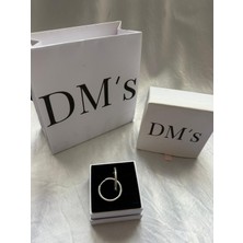DMs Silver Charm Halka Gümüş Yuvarlak Küpe
