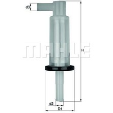 Rose Mercedes W123 W124 W202 MB100 T1/T2:207D>508D OM601>604 OM615>617 Yakıt Filtresi - - - KHT_KL33OF