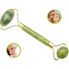 Just Cheap Store Jade Roler 2'li Yeşim Taşı Yüz Masaj Aleti