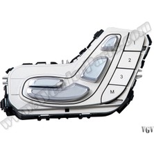Rose Mercedes W205 C253  Koltuk Düğmesi Ön Sağ; Hafızalı - - M A2059057851