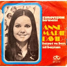 Kadıköy Plak Kulübü Anne Marie David – Hayat ve Ben / Sil Baştan 45'lik