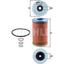 Rose Mercedes W123 W201 M102 Yağ Filtresi - - - KHT_OX34D