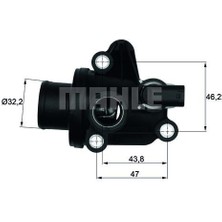 Rose Mercedes W168 VANEO414 M166 Termostat 87C - - MHE_TI1287