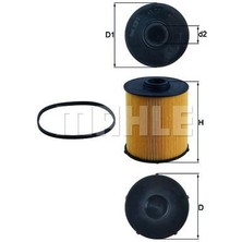 Rose Mercedes W202 W210 W220 W163 OM611>613 Yakıt Filtresi - - - KHT_KX70D