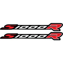 Bmw Siyah S1000RR Yazı Sticker Etiket Modeli