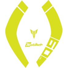 Yamaha Mt-09 Depo Üstü Tek Çizgi 09 mt Yazılı Sticker Etiket Modeli