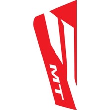 Yamaha Mt-07 Ön Cam mt Işareti Sticker Etiket Modeli