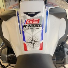 Bmw R1250 Gs Beyaz Tank Pad Damla Sticker Etiket Modeli