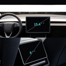 Dreamtech Tesla Model Y Juniper Zore Yeni Seri 2in1 Temperli Cam Araç Multimedya Ekran Koruyucu