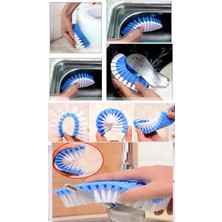 MegaSepet Bükülebilir  Esnek Kenar Köşe Lavabo Temizleme Fırçası Banyo Mutfak Fırçası