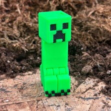 Creeper Minecraft Figürü – Koleksiyonluk Masa Üstü Dekor