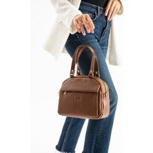 Rky Serenity Sanmorris Kadın Suni Deri Ayarlanabilir Çapraz Askılı Smart Casual Omuz ve El Çantası