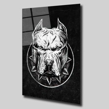 Tasmalı Köpek Hayvanlar Alemi Cam Tablo PCT0288