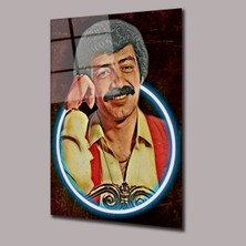 Glassual Art Müslüm Gürses Karikatür Sinema ve Ünlüler Cam Tablo PCT0904