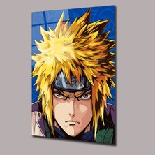 Glassual Art Sarı Minato Namikaze Anime Cam Tablo PCT0471