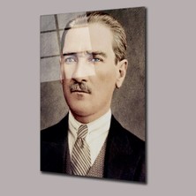 Glassual Art Atatürk 29 Atatürk ve Türkiye Cam Tablo PCT0527