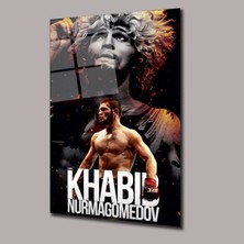 Glassual Art Khabib Nurmagomedov Sinema ve Ünlüler Cam Tablo PCT0892