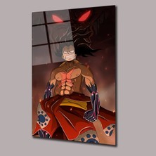 Glassual Art Sinirli Monkey D. Luffy Anime Cam Tablo PCT0477