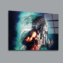 Glassual Art Kızıldereli Adam Karışık Cam Tablo PCT0135