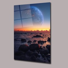 Glassual Art Günbatımı 2 Manzara Cam Tablo PCT0735