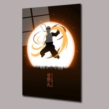 Glassual Art Kahve Naruto Uzumaki Anime Cam Tablo PCT0453